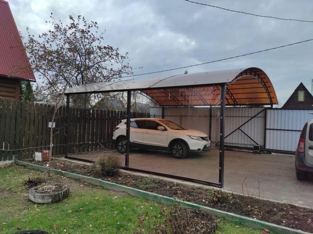Прозрачные шторы ПВХ для навеса под автомобиль в Ровеньках
